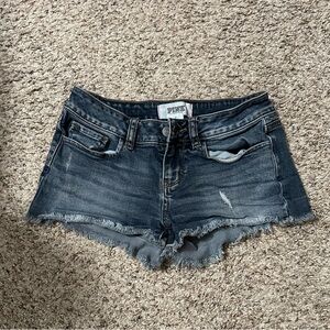 Pink - Cut Off Denim Blue Jean Shorts